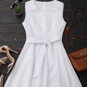 *2/$25* Summery white dress, NWOT